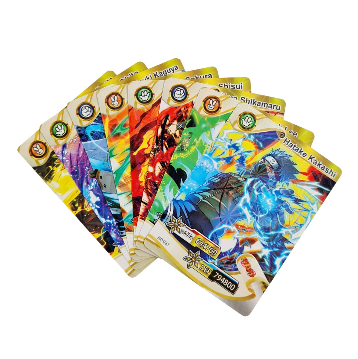Naruto Trading Cards - Killer Bee, 8 Pieces