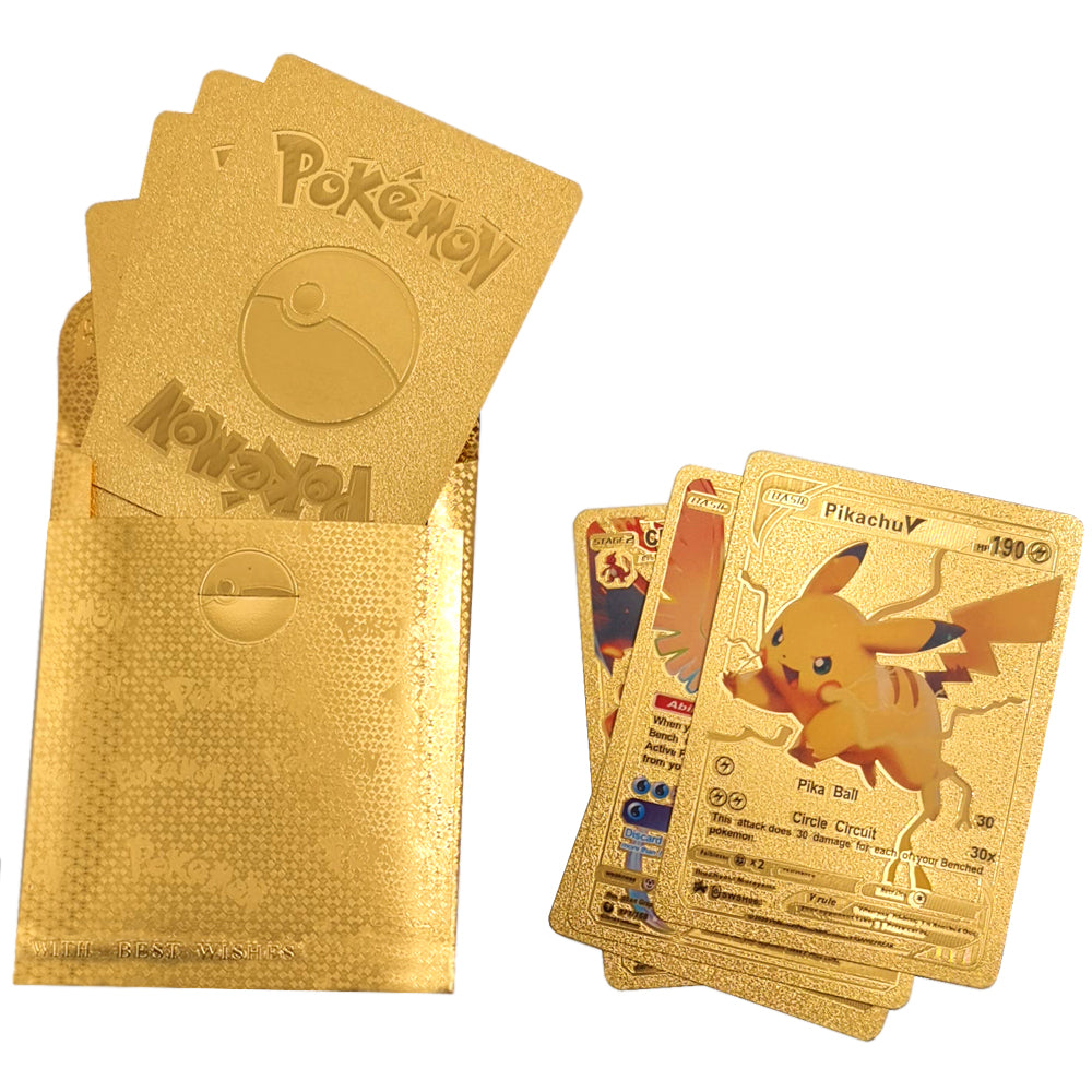 Pokemon - Golden Booster Card - Ash Ketchum 10Pcs