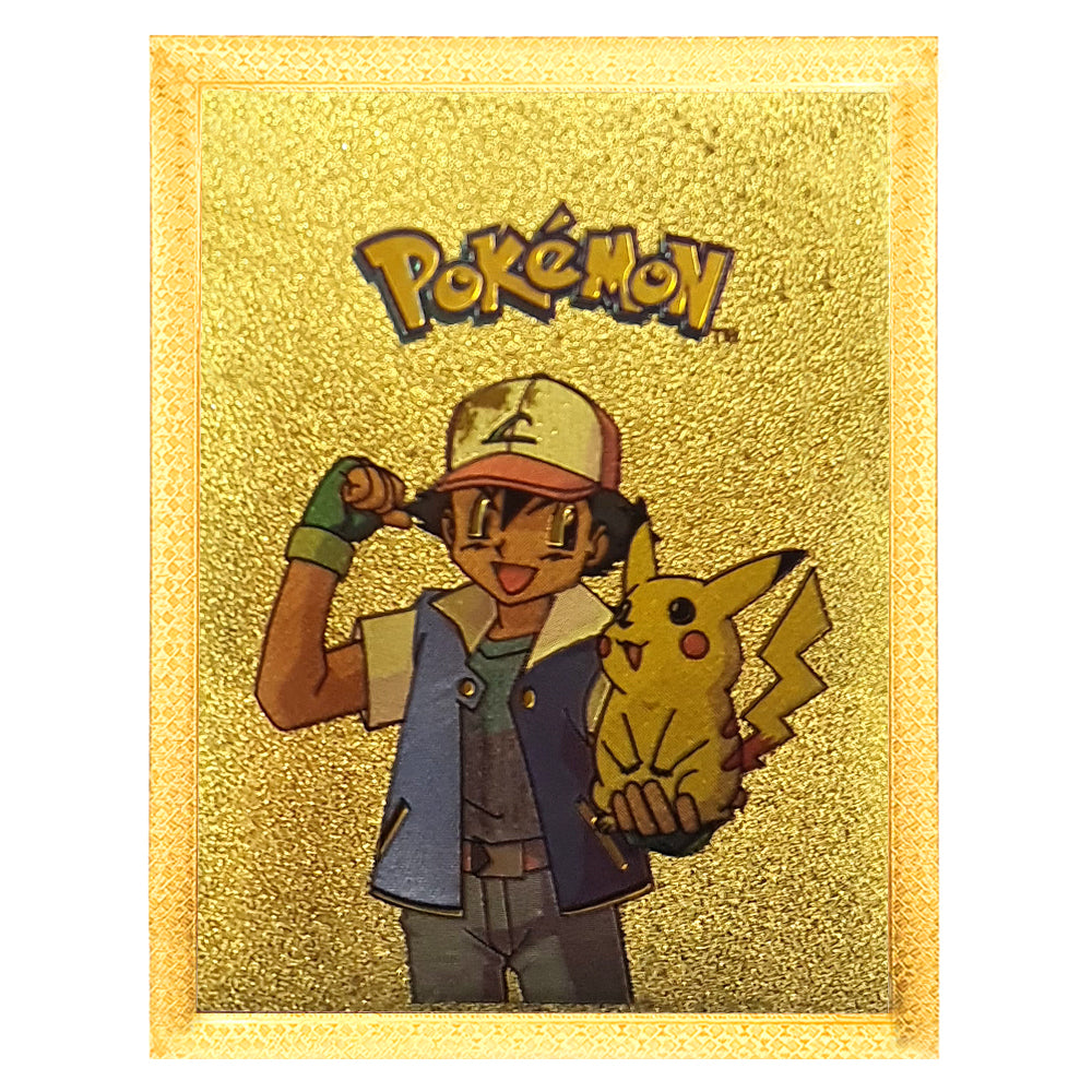 Pokemon - Golden Booster Card - Ash Ketchum 10Pcs