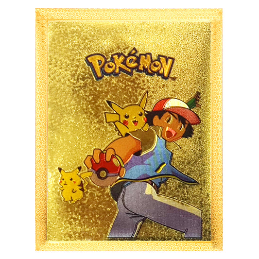 Pokemon - Golden Booster Card - Ash Ketchum Run 10Pcs