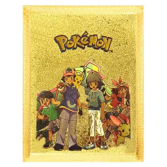 Pokemon - Golden Booster Card - Ash Ketchum Team 10Pcs
