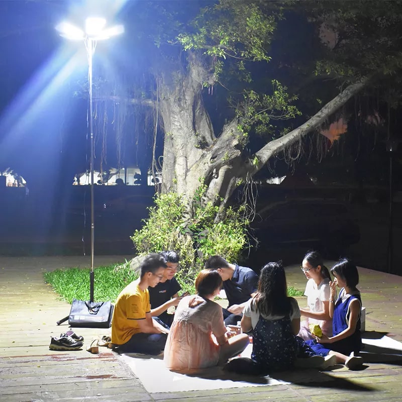 Conpex - Outdoor Multifunction COB Led Light with Remote Control, 11766 Lumen 