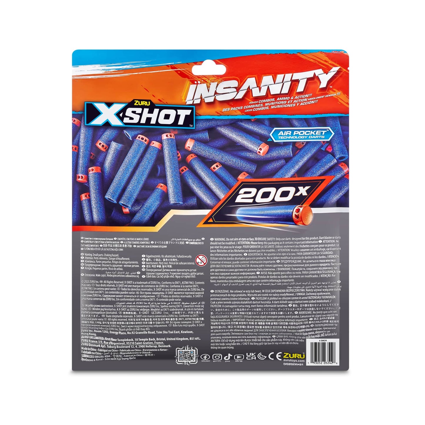 200 رصاصة X-Shot Insanity – دقة وسرعة في المعركة