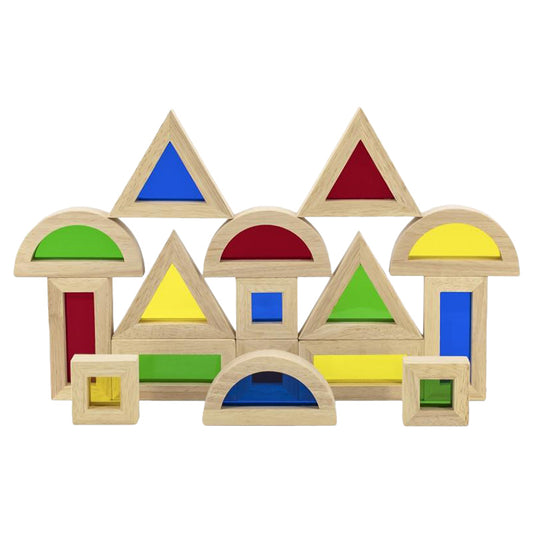 Viga - Large Color Blocks, 16 Pieces Set