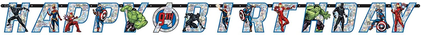 Marvel Avengers Powers Unite Jumbo Letter Banner Kit