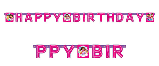 Dora The Friends Happy Birthday Banner