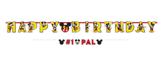 Disney Mickey Mouse Forever Personalized Letter Banner Kit 2Pcs