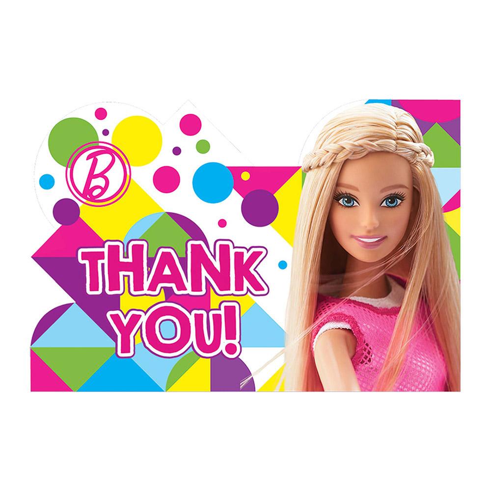 Barbie Sparkle Postcards Invites