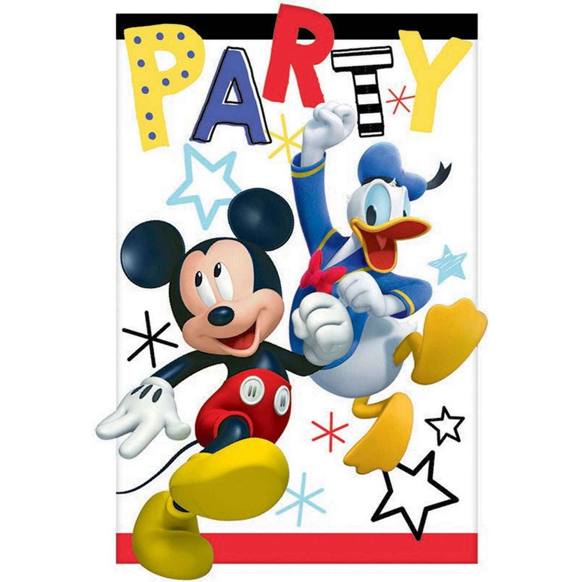 Disney Mickey On The Go Postcard Invites 8Pcs