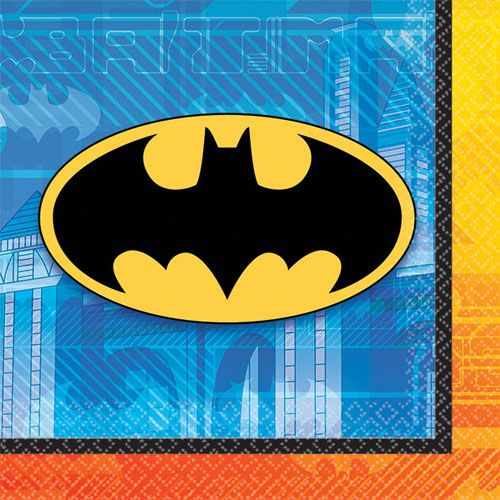 Batman Beverage Tissues 16 Pcs
