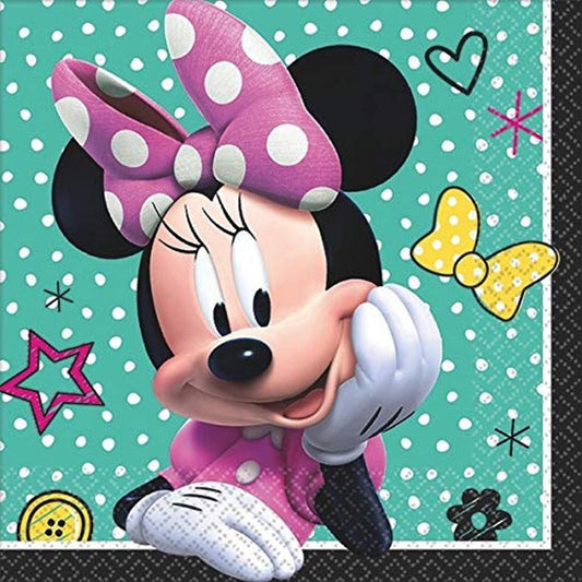 Minnie Mouse Happy Helpers Beverage Napkins 16Pcs