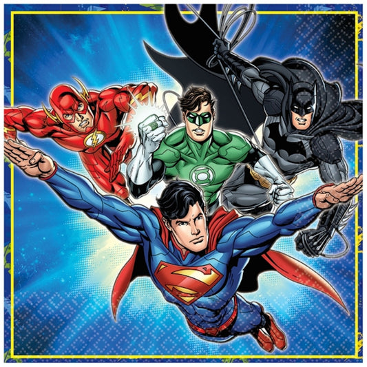 Justice League Lunch Tissues 16Pcs
