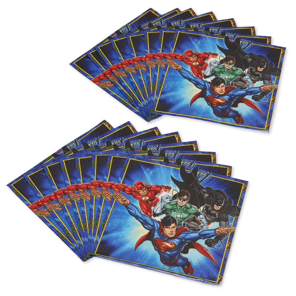 Justice League Lunch Tissues 16Pcs