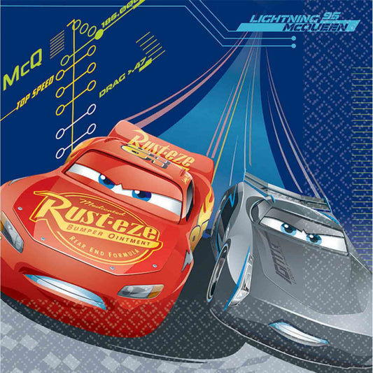Disney Cars 3 Luncheon Napkins 16pcs