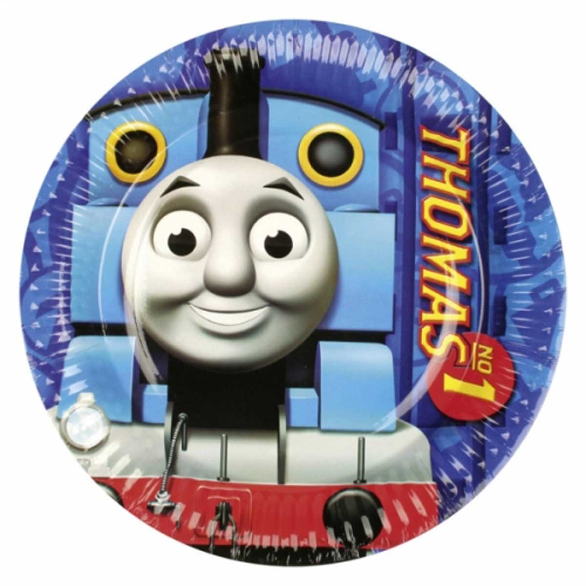 Thomas And Friends Plates 9In, 8Pcs