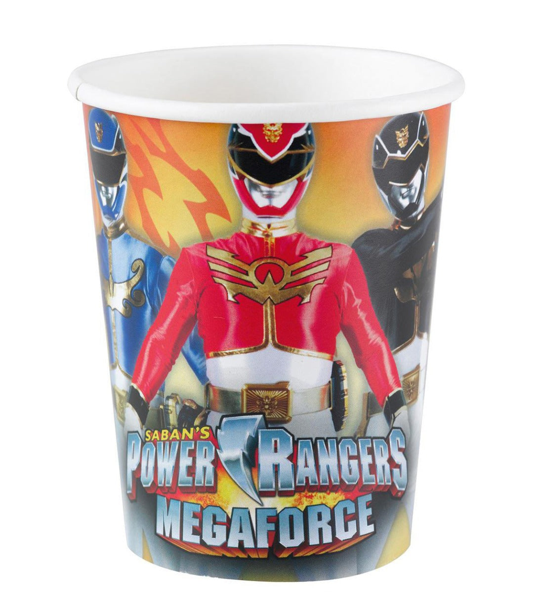 Power Rangers Mega Force Cups 8pcs