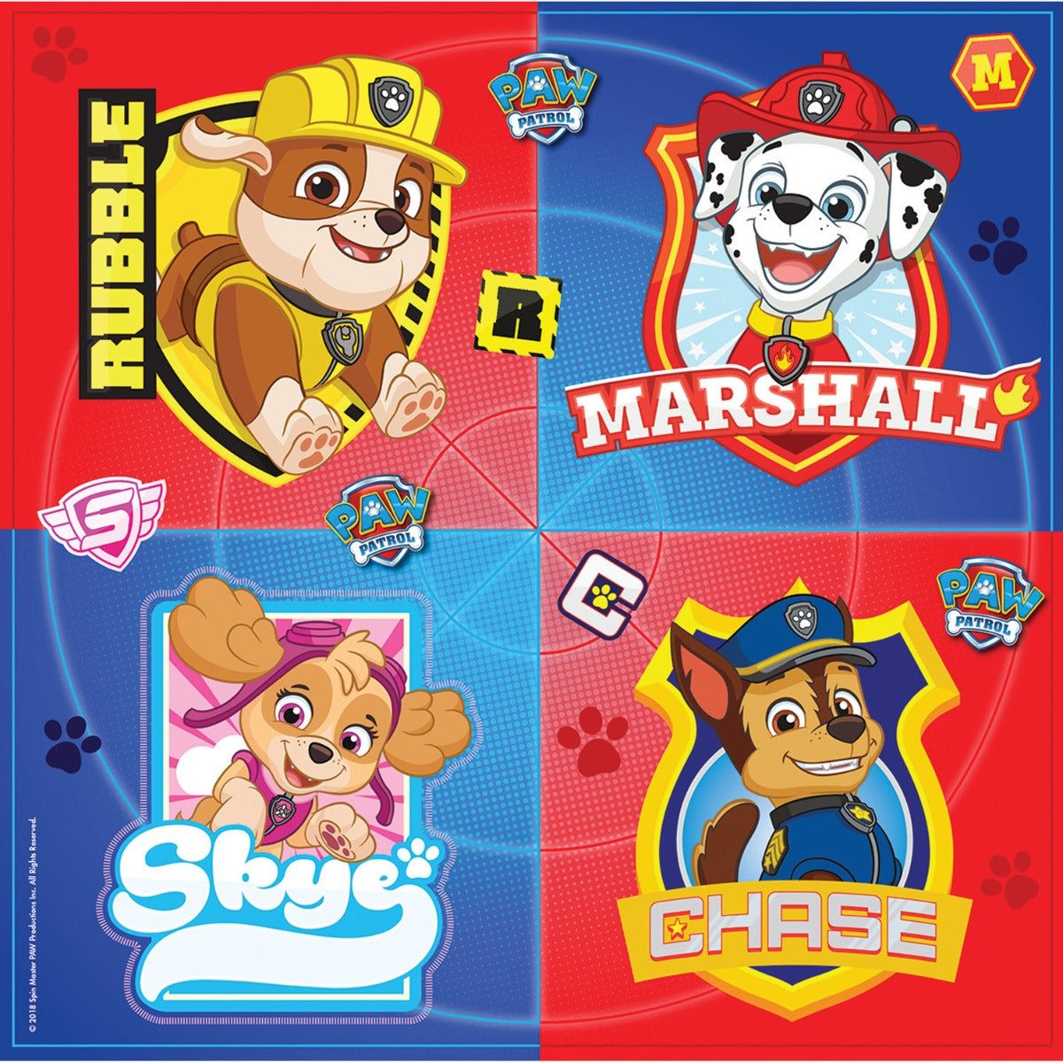 Paw Patrol Lunch Napkin 16Pcs