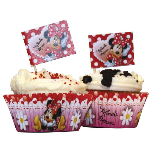 Disney Red Minnie Cupcake Kit 48Pcs