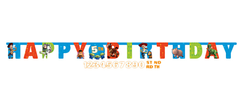 Disney Pixar Toy Story Add An Age Letter Banner