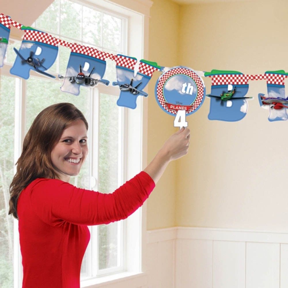 Disney Planes Add An Age Letter Banner 6Ft