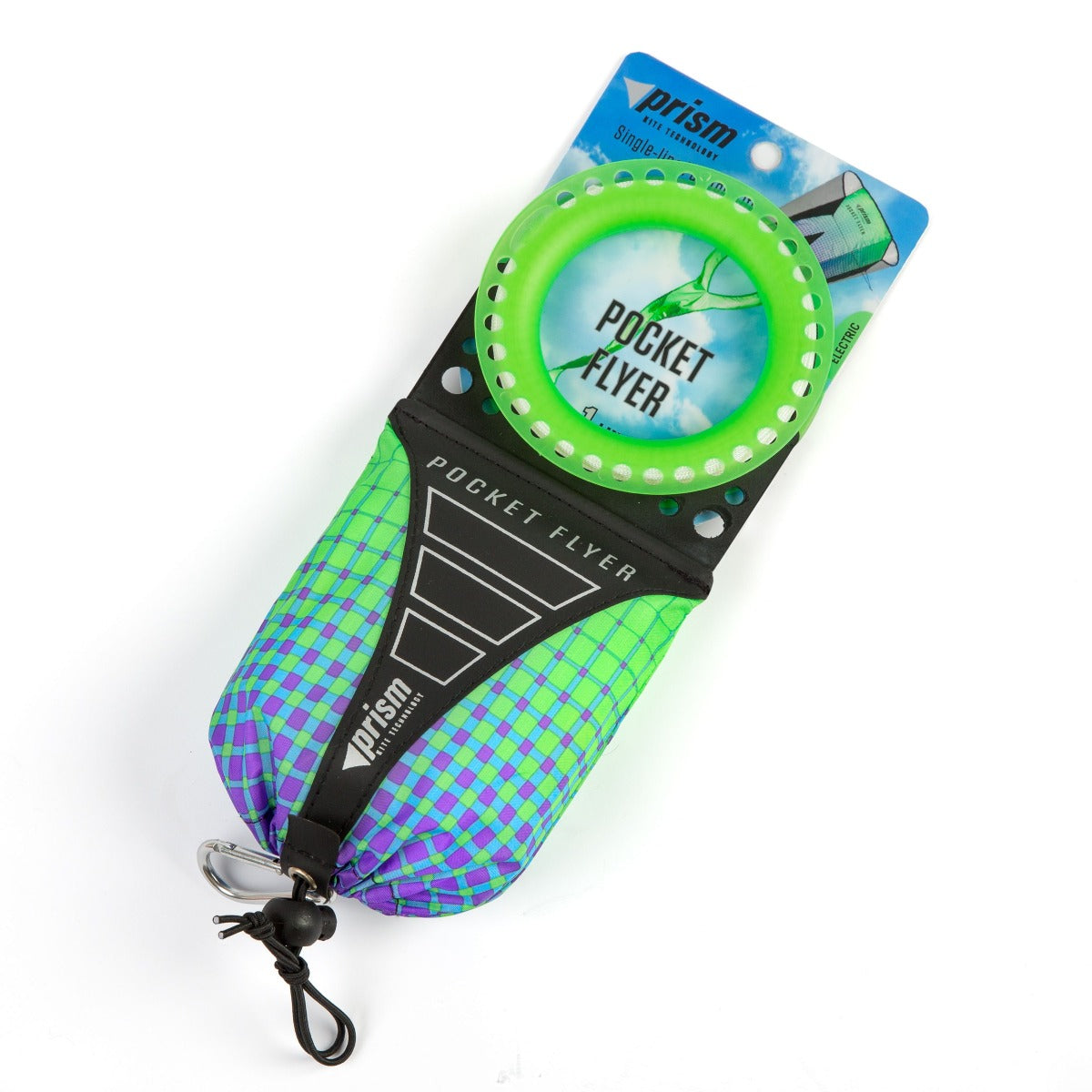 Prism Pocket Flyer Single Line Kite Green
