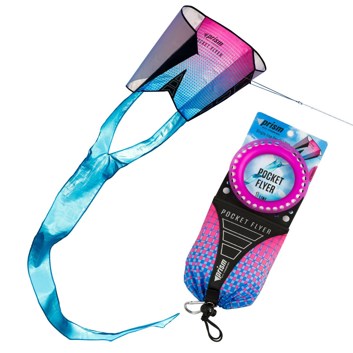 Prism Pocket Flyer Single Line Kite Purple