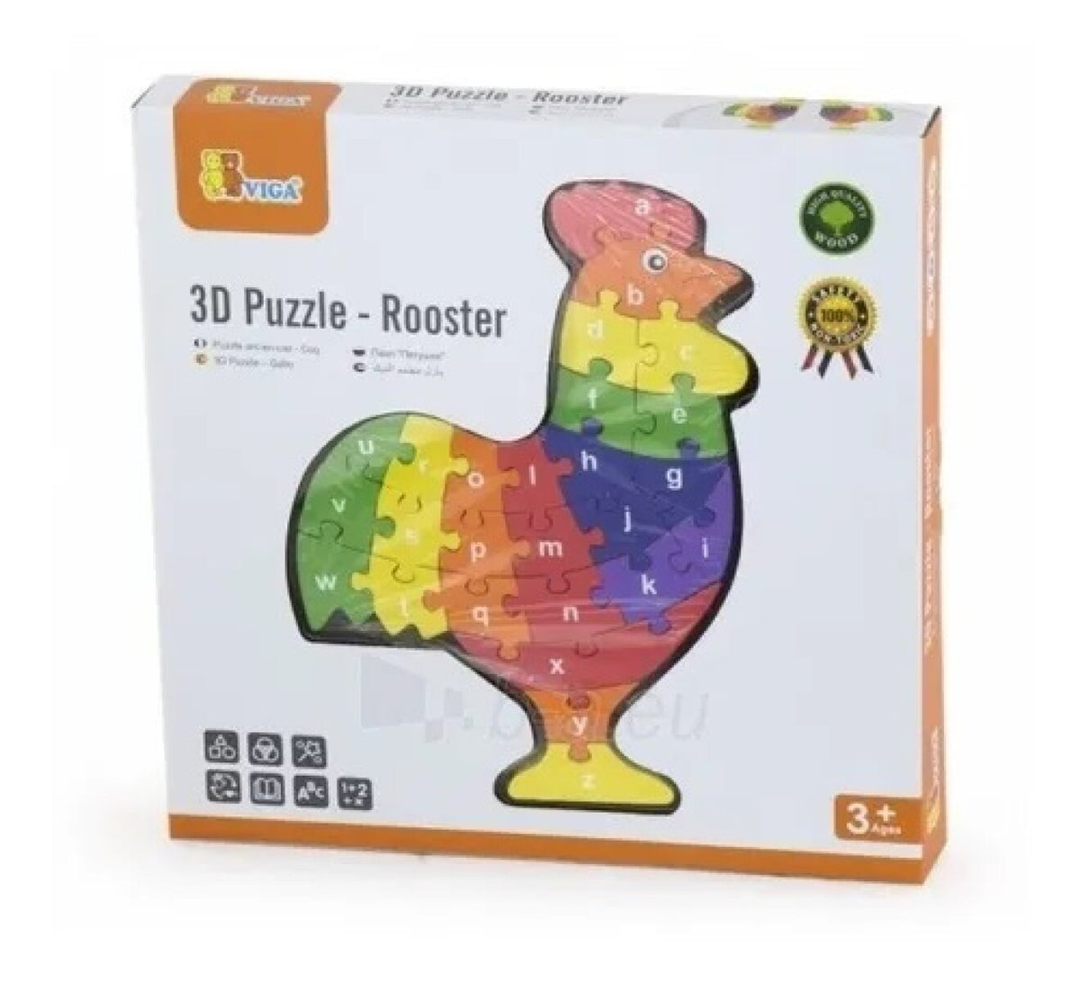 Viga - 3D Puzzle - Rooster