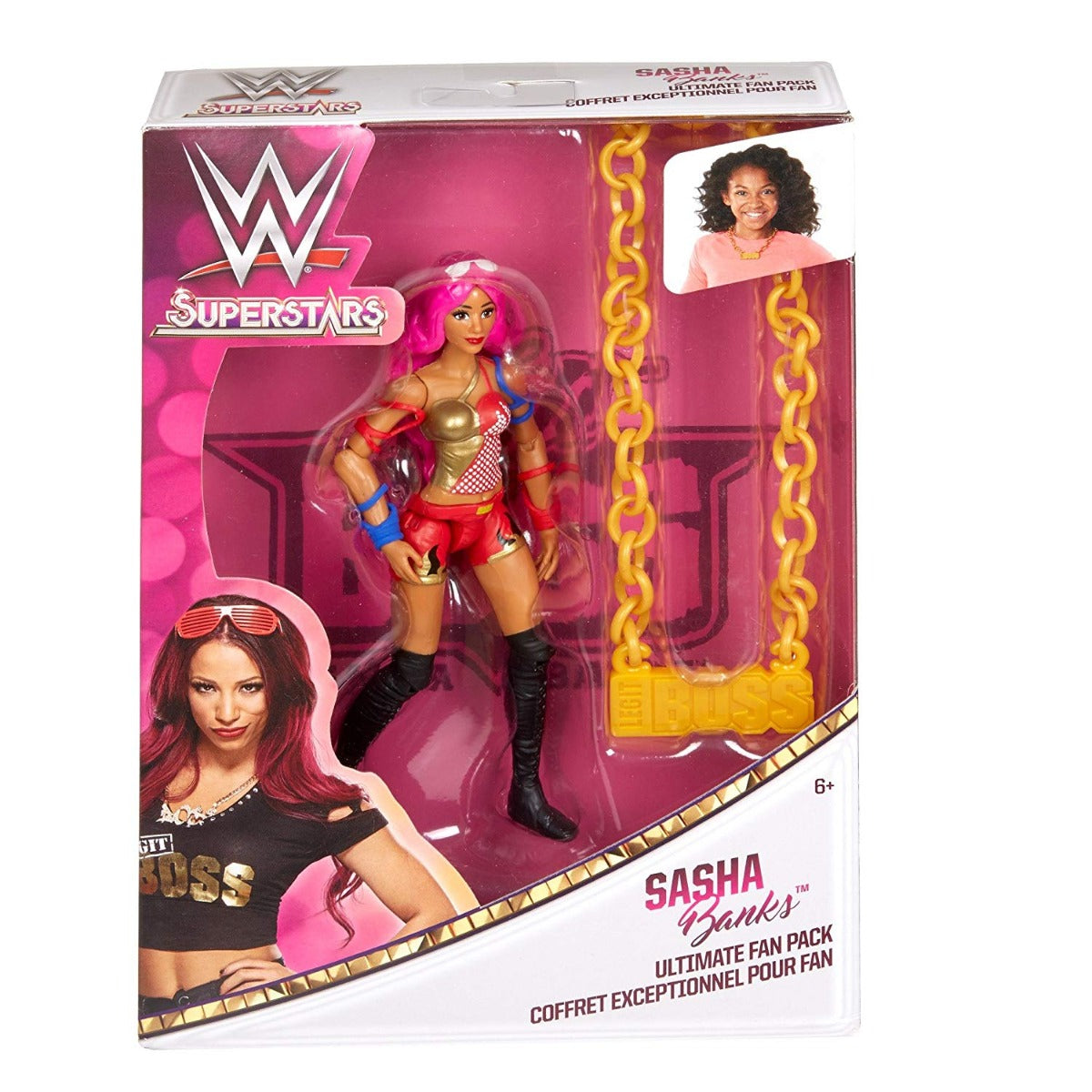WWE Wrestling Superstars Sasha Banks Ultimate Fan Pack-1