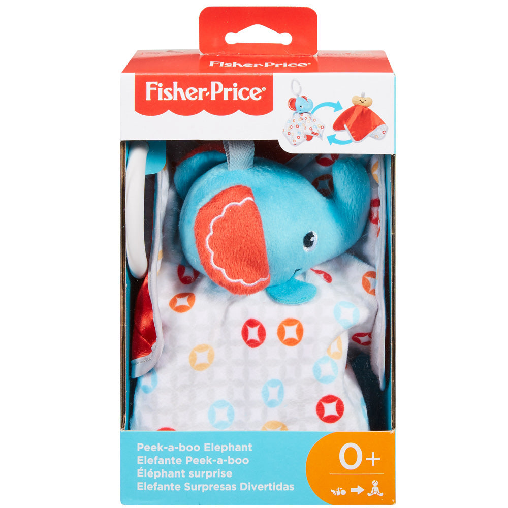 Fisher-Price Newborn Peek A Boo Elephant Blue -2