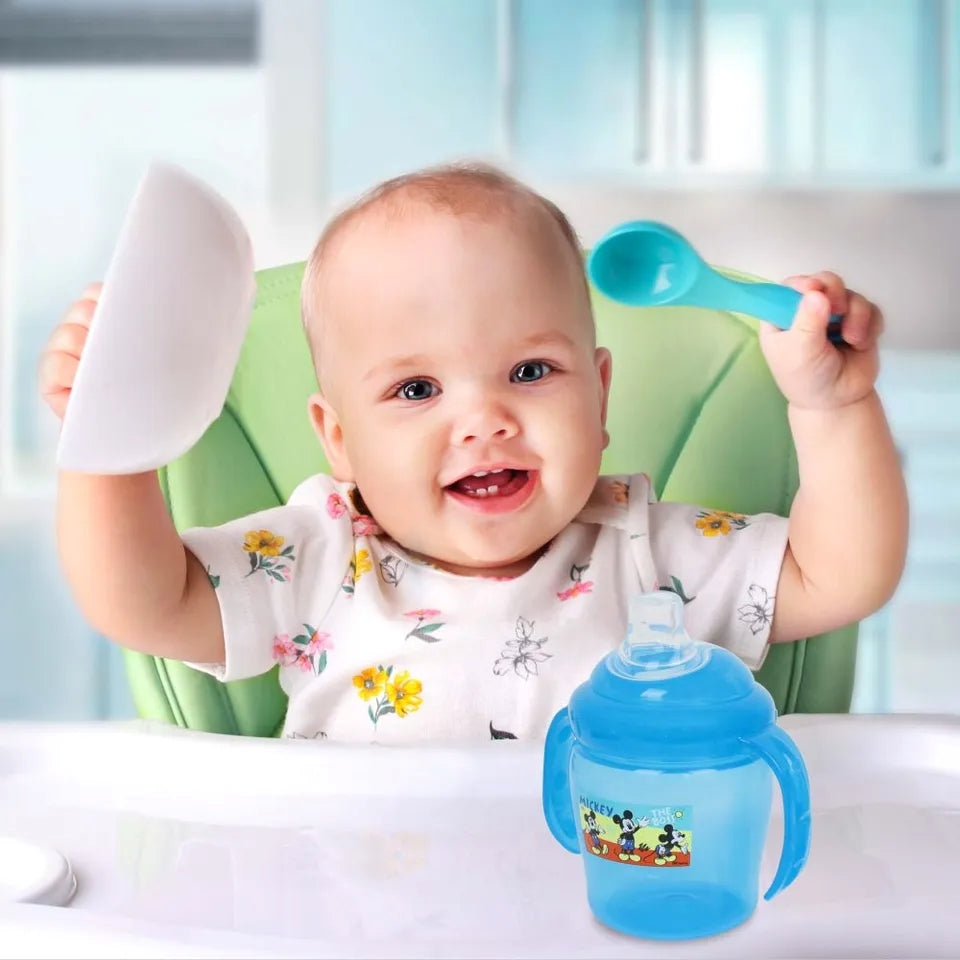 Disney - Mickey Mouse Spout Cup With Handle 250Ml - Blue