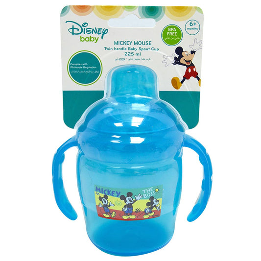 Disney - Mickey Mouse Spout Cup With Handle 250Ml - Blue