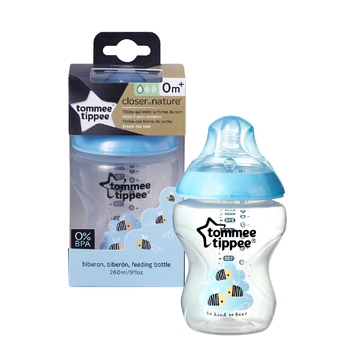 Tommee Tippee - Baby Feeding Bottle - 260 Ml
