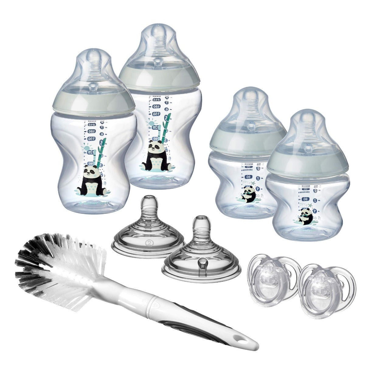 Tommee Tippee Colorful Feeding Bottles - Light Green