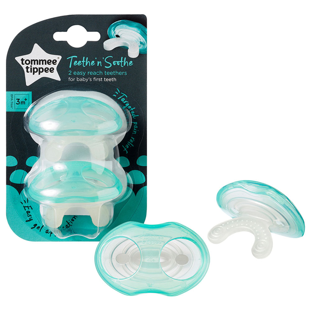 Tommee Tippee - Closer To Nature Stage 1 Teether X2 - Green