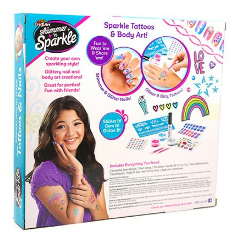 Shimmer And Sparkle - Nails & Body Tattoos