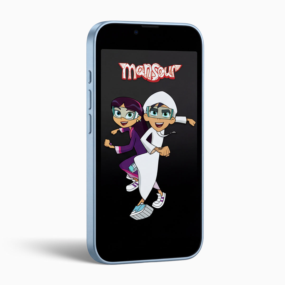 Kanni Mansour Mini Smartphone – Blue| Built for Kids & Trusted by Parents