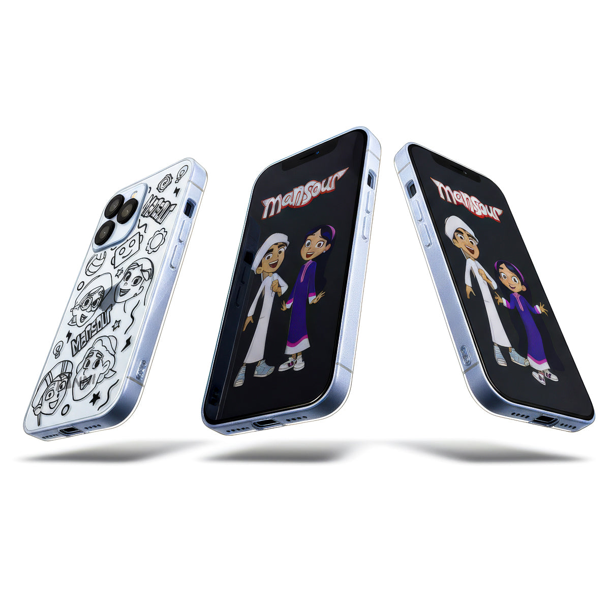 Kanni Mansour Mini Smartphone – Blue| Built for Kids & Trusted by Parents