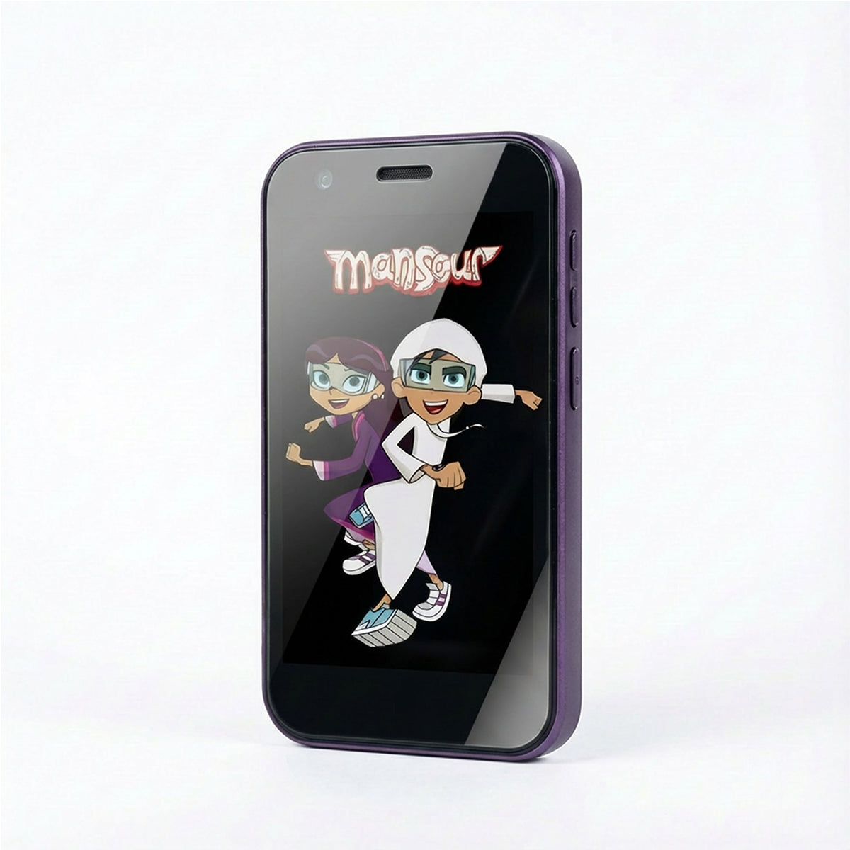 Kanni Mansour Mini Smartphone – Purple | Built for Kids & Trusted by Parents