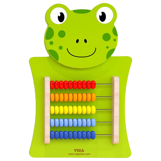 Viga - Wall Toy, Frog Abacus