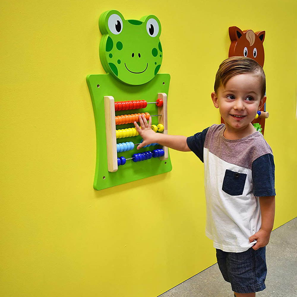 Viga - Wall Toy, Frog Abacus