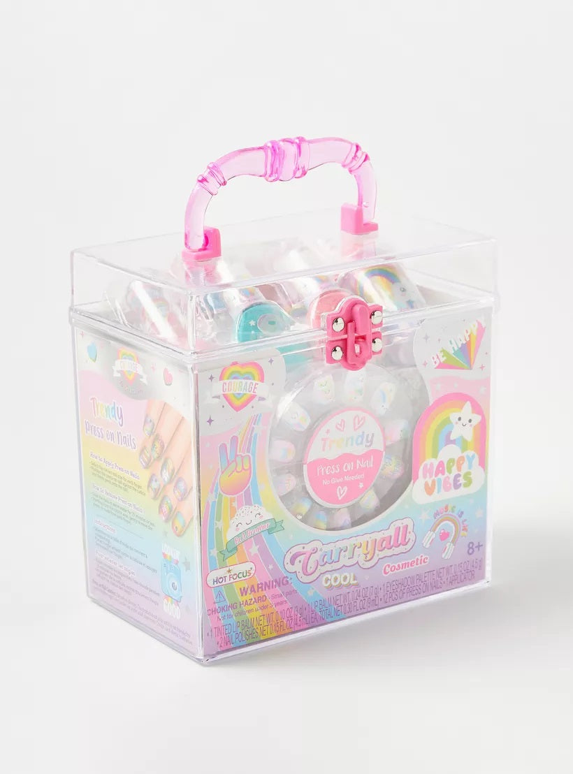 Hot Focus - Rainbow Carryall Cosmetic Set - Makeup