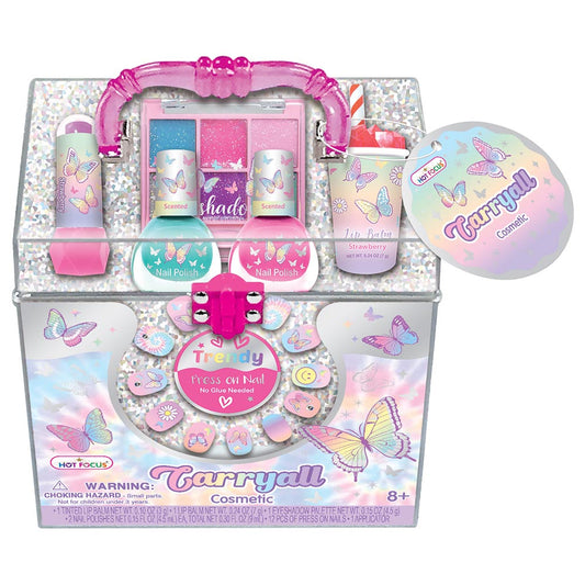 Hot Focus - Tye Die Butterfly Carryall Cosmetic Set - Makeup