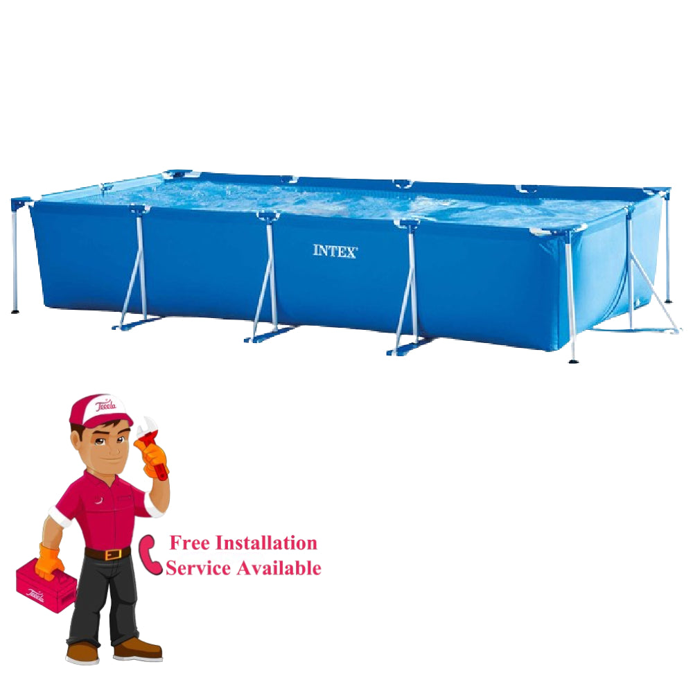 Intex - Rectangular Frame Pool - 450Cm X 218 Cm X 84Cm