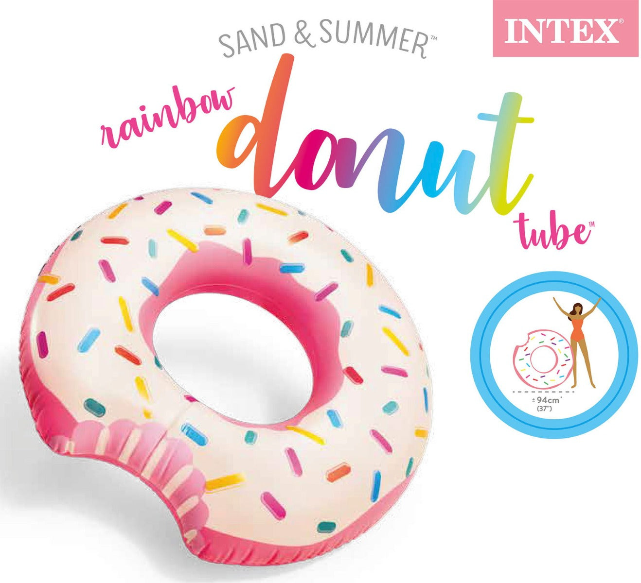 Intex - Donut Tube 107Cm X 99Cm