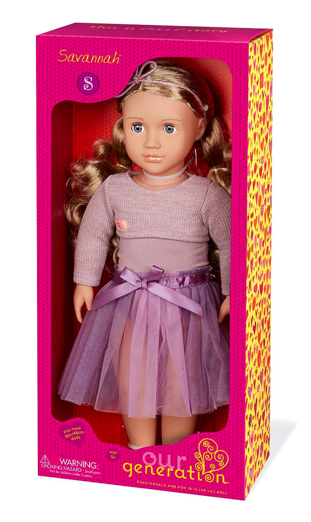 Our Generation Doll Savannah With Ballet Outfit