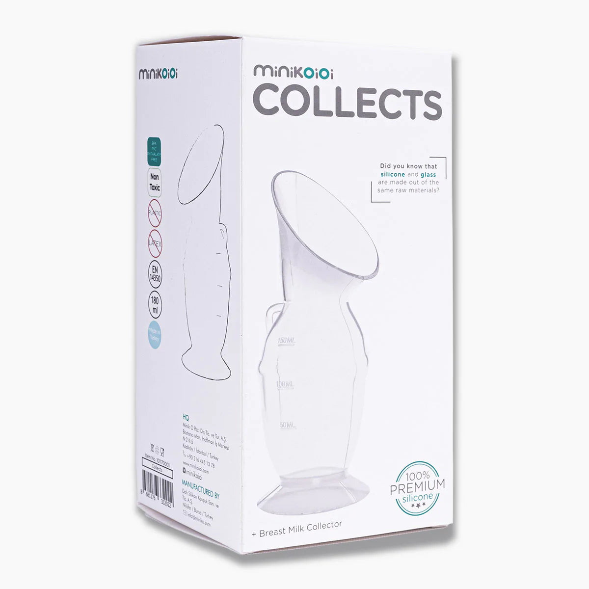 Minikoioi - Pump Milk Collects, Silicone , 180 ml 
