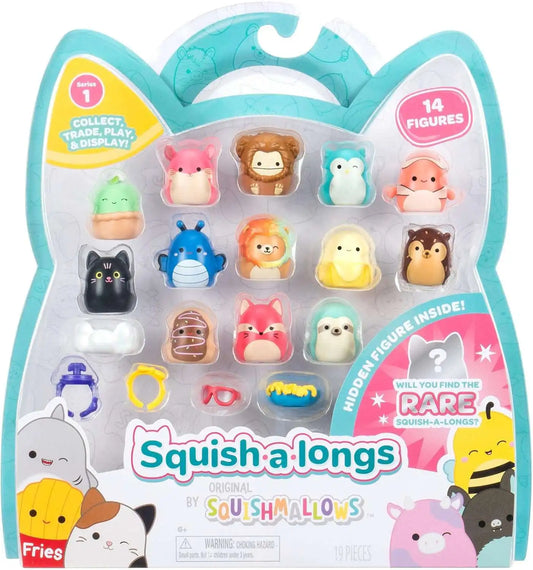 SQUISHMALLOWS SQUISH-A-LONGS 14-PACK ASSORTED