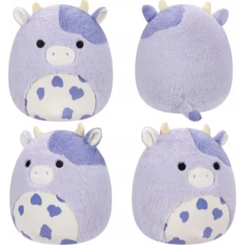 SQK -MED PLUSH 12INCH FUZZAMALLOWS-BUBBA -PURPLE COW