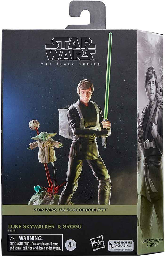 Star Wars 6 Inch Action Figure 2-Pack Deluxe Luke Skywalker & Grogu