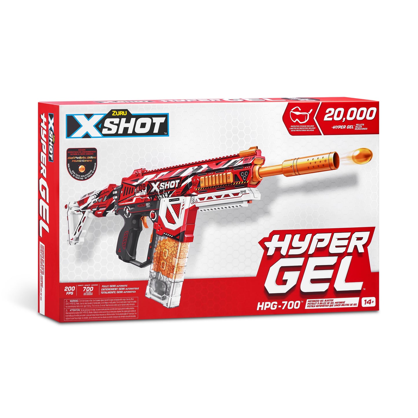 مسدس X-Shot Hyper Gel HPG-700 – قوة وسرعة في المعركة